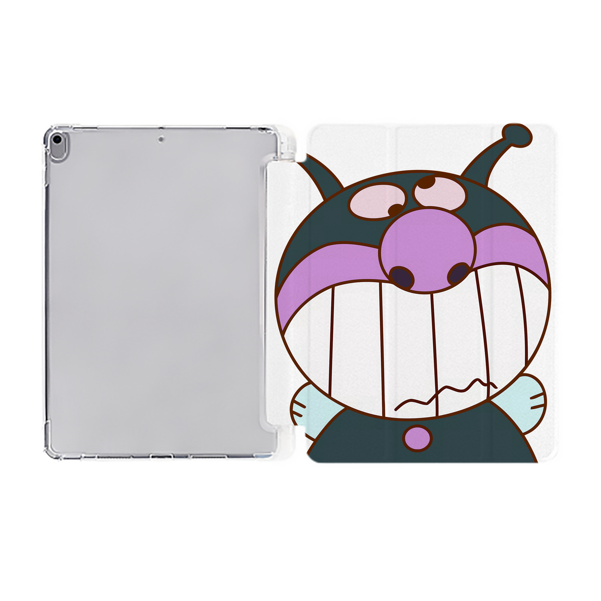 （画像用） アンパンマン Anpanman IPad ケース ペン収納付き 三つ折りスタンド PUレザー×シリコン 対応機種9.5/10.5/10.9インチ
